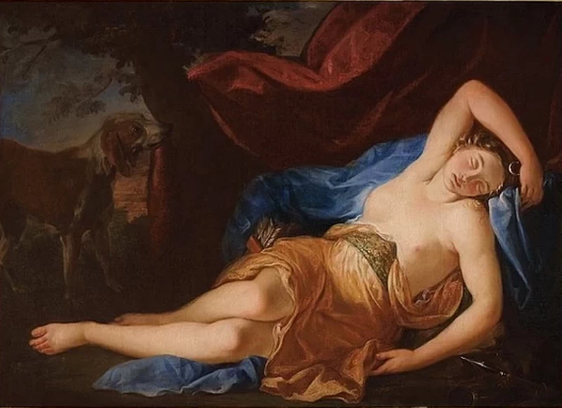 Diana dormiente - attribuito